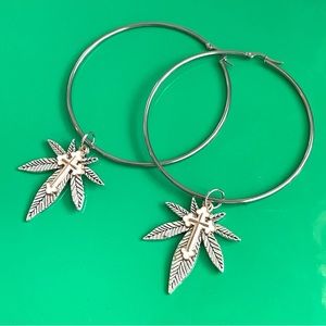 420 Hoop Earrings 💚🔥